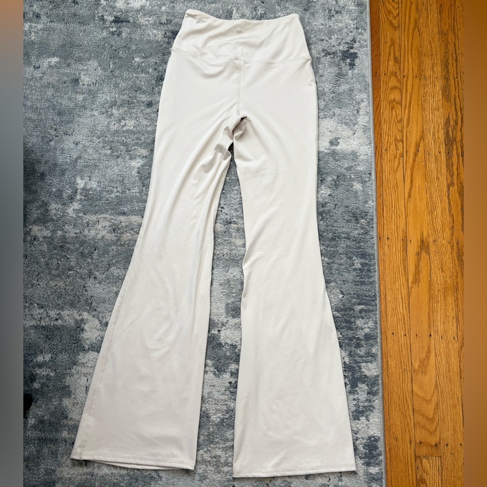 Madewell MWL Flex Flare Leggings, SZ Small, Color Tan/Cream- Harvest Moon - Picture 4 of 7